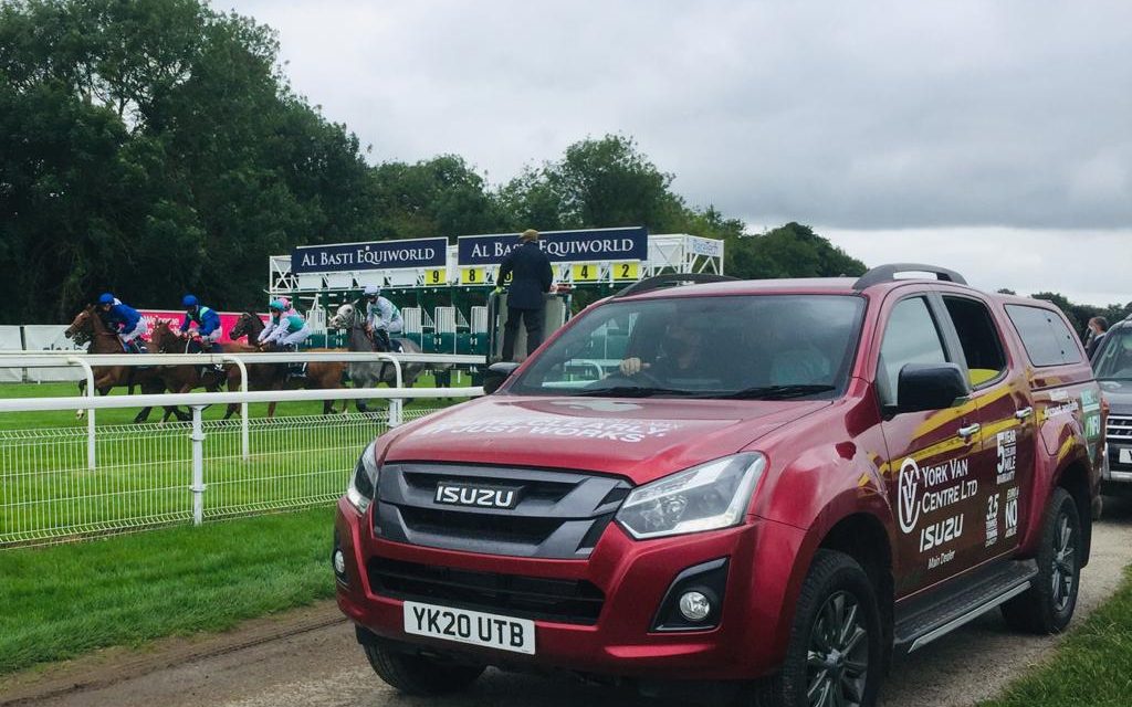 ISUZU D-MAX WORKHORSE IS ODDS-ON FAVOURITE AT YORK RACECOURSE