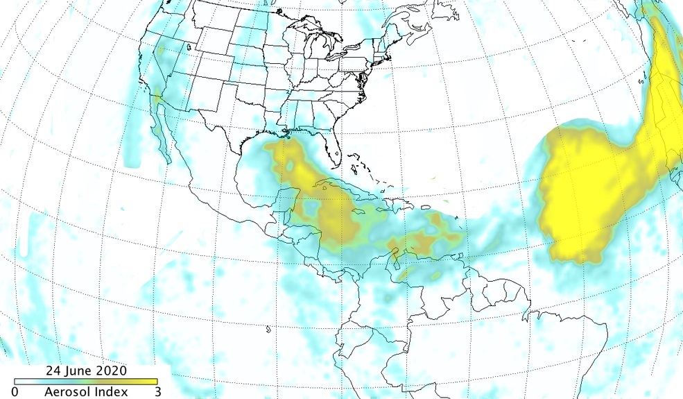 NASA-NOAA’s Suomi NPP Satellite Analyzes Saharan Dust Aerosol Blanket