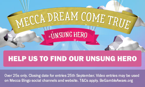 Mecca Bingo could be coming to your town to reward an unsung hero