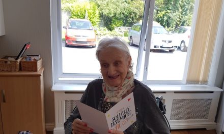 NO CASES OF THE LOCKDOWN BLUES AT MACCLESFIELD CARE FACILITY