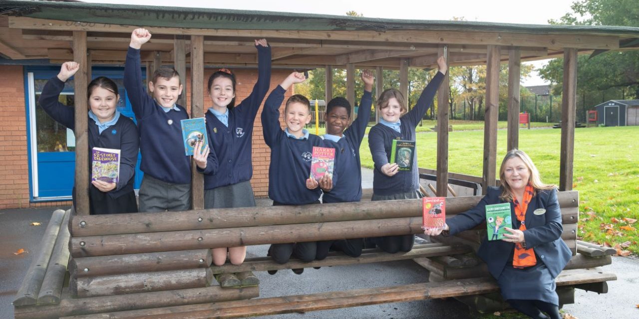Bellway donates to Pool House Primary for International School Libraries Month