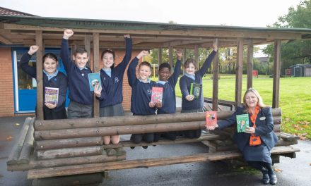 Bellway donates to Pool House Primary for International School Libraries Month