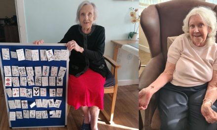Care home’s temporary tattoo parlour for residents