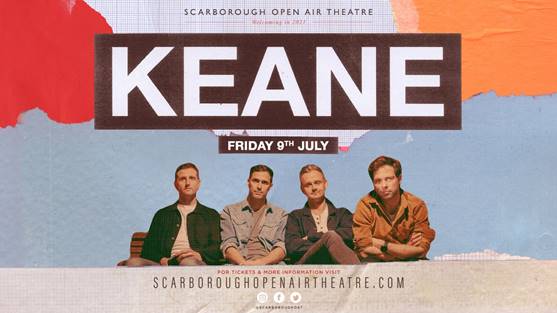 Keane to play headline show at Scarborough Open Air Theatre