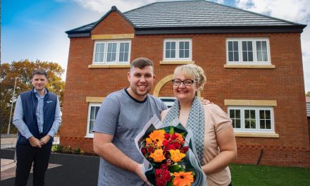 Crewe family reunited in a new home