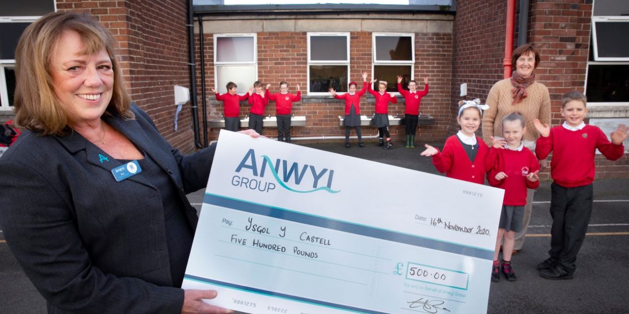 School makes a splash with wash basins thanks to Anwyl