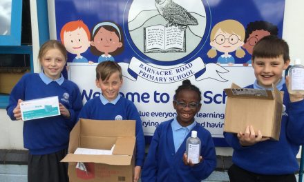 DEVELOPER SUPPORTS LONGRIDGE SCHOOL WITH HYGIENE ESSENTIALS