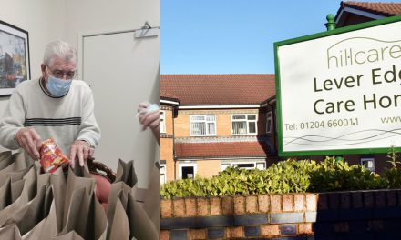Care home residents pack lunches for school pupils