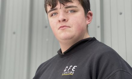 Future looks bright as lighting company takes on first apprentice