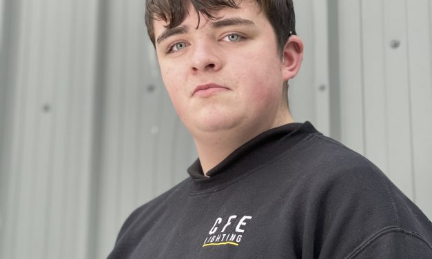 Future looks bright as lighting company takes on first apprentice