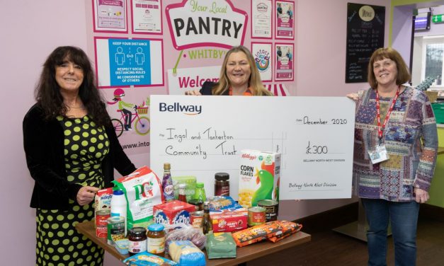 Bellway donates £300 to Whitby’s Pantry in Preston