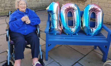 ACCRINGTON CARE HOME CENTENARIAN CELEBRATES MILESTONE BIRTHDAY