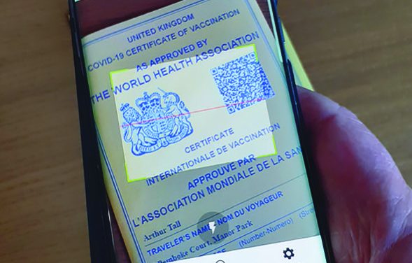 UK BUSINESS HAS PROVEN SOLUTION FOR PLANNED VACCINATION PASSPORT