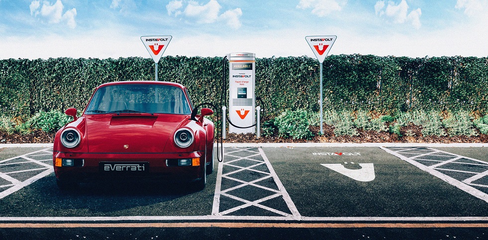 InstaVolt partners with Everrati to power iconic cars into an electric future