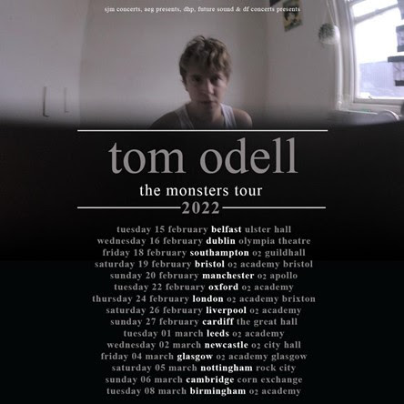 Tom Odell announces UK and Ireland 2022 tour