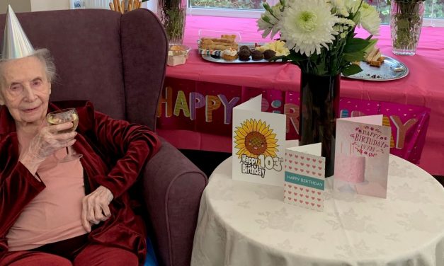 Raise a glass to Winifred on her 103rd birthday