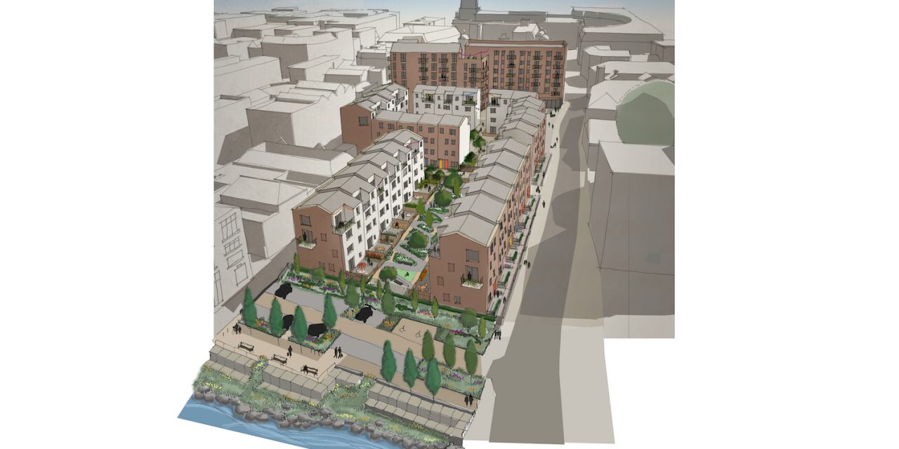 CW Studio designs a landscape masterplan for a new riverside Bolton town centre development