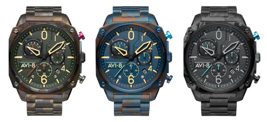 AVI-8 launch Hawker Hunter Retrograde Chronograph in 3 new colourways