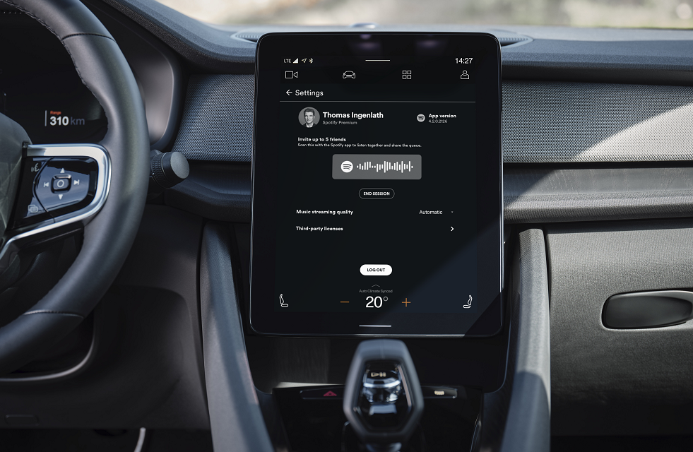 Polestar 2 now features Spotify Group Sessions Beta