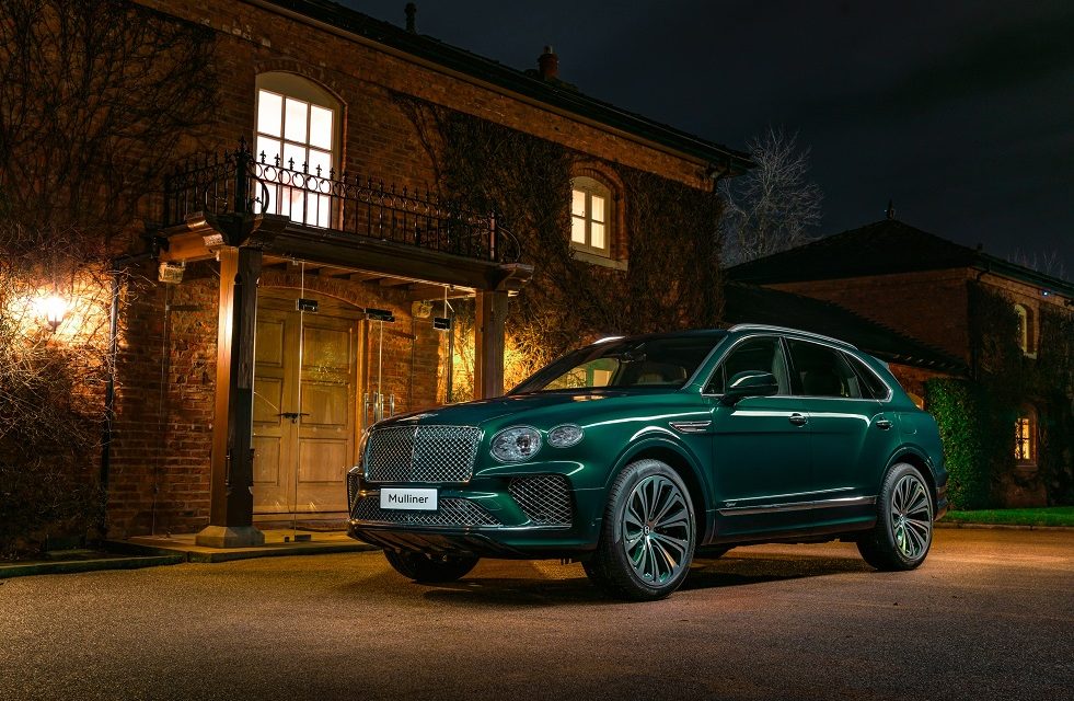 Inspired by purity, resplendent in green – a one-off Bentayga Hybrid