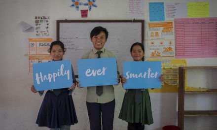 Amanda Redman helps launch Happily Ever Smarter to bring education to thousands more children in the most remote parts of the world