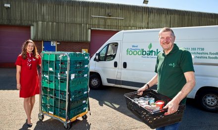REDROW DONATION HELPS FOODBANK SUPPORT 100 FAMILIES IN LACHE