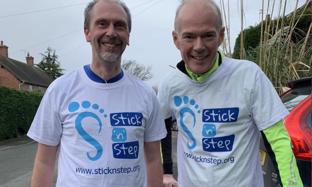Sci-Tech Daresbury nominated for charity award for Stick ‘n’ Step partnership
