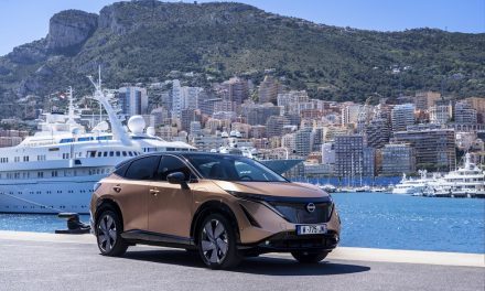 All-electric Nissan Ariya takes to the famous Monaco street circuit for its public driving debut