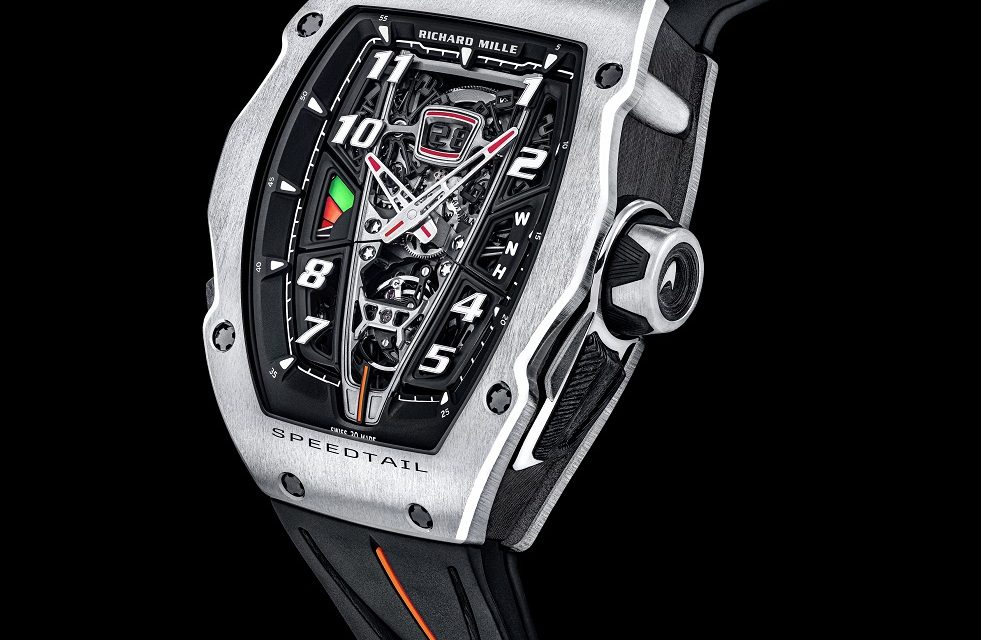 McLaren Automotive and Richard Mille unveil exclusive RM 40-01 Speedtail timepiece