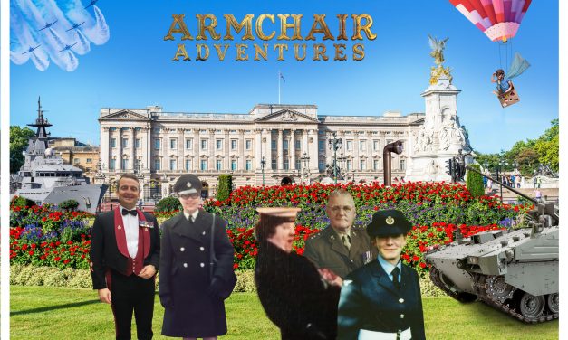 Armed forces veterans join forces to create an interactive theatre experience for school children in Greater Manchester