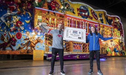 LFC star Jose Enrique welcomes Indoor Funfair charity ticket donation