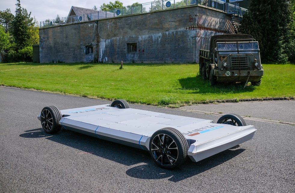 Saietta showcases in-wheel motor technology