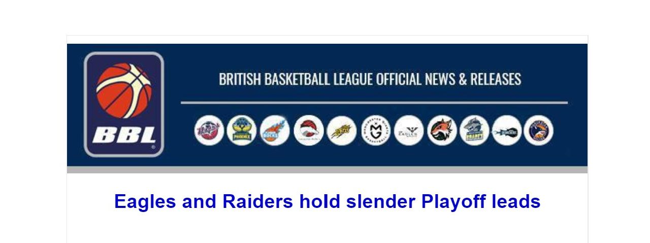 Eagles and Raiders hold slender Playoff leads