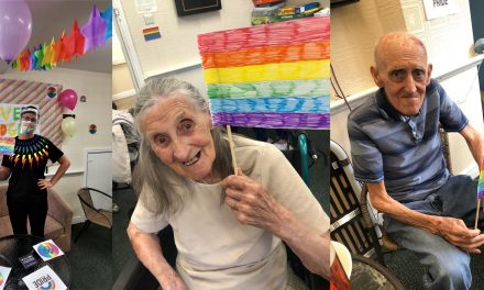 Bolton care home residents show support for Pride Month