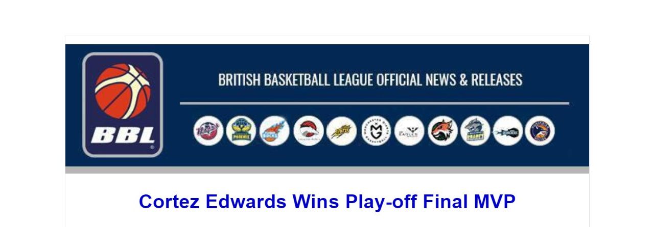 Cortez Edwards Wins Play-off Final MVP