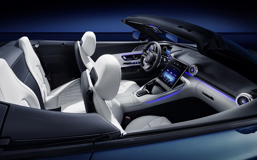 Exclusive insights into the interior of the new Mercedes-AMG SL