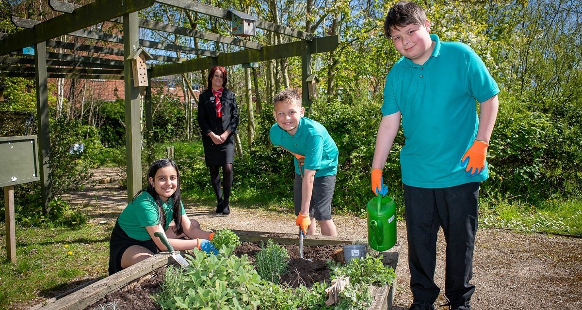 SCHOOL GARDEN PROJECT GROWS WITH HELP FROM REDROW