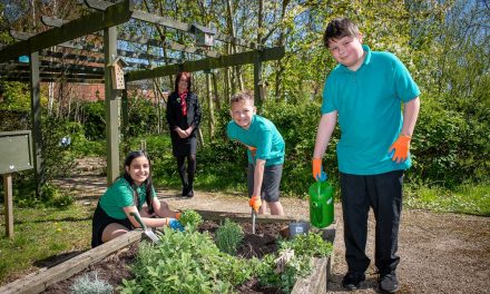 SCHOOL GARDEN PROJECT GROWS WITH HELP FROM REDROW
