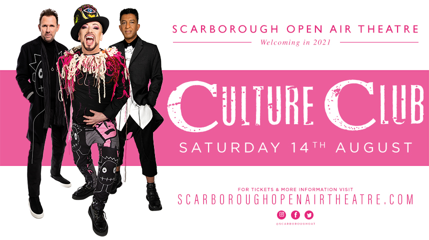 BOY GEORGE & CULTURE CLUB ANNOUNCE YORKSHIRE COAST SHOW – SUMMER 2021
