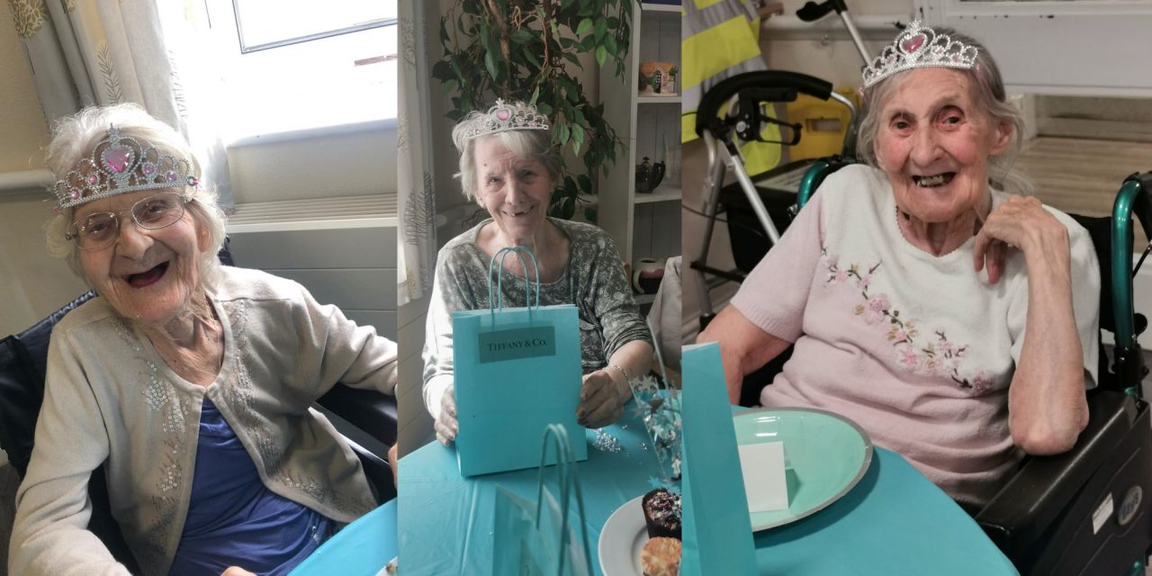 Afternoon tea at Tiffany’s for queens of Bolton care home