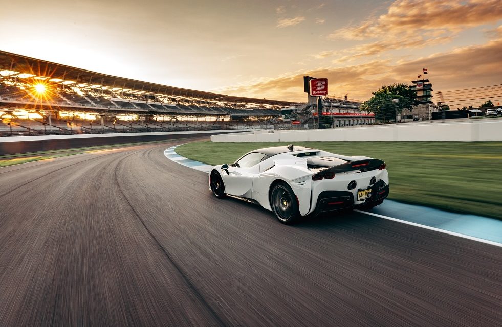 Ferrari SF90 Stradale sets production car lap record at Indianapolis Motor Speedway