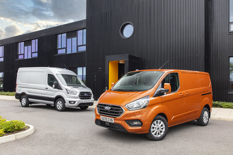 Ford No.1 for Vehicle Sales in August, with Transit Custom and Two-Tonne, Puma and Ranger the 4 Best Selling Vehicles in the UK