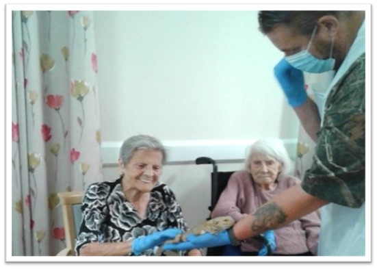 The Zoo comes to Paisley Lodge Care Home