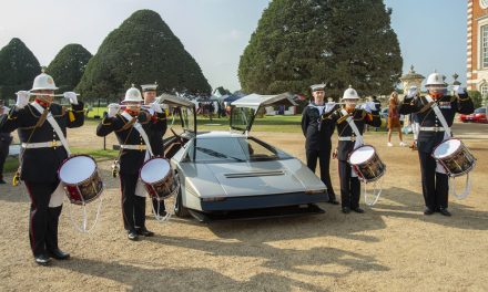 Iconic Aston Martin Bulldog unveiled at Royal Concours