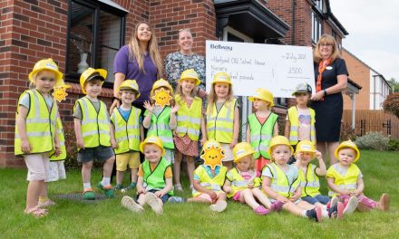 Bellway gifts cash to nursery following break in