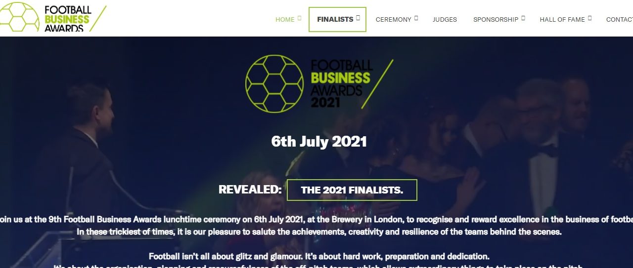 Salford Business School up for football award