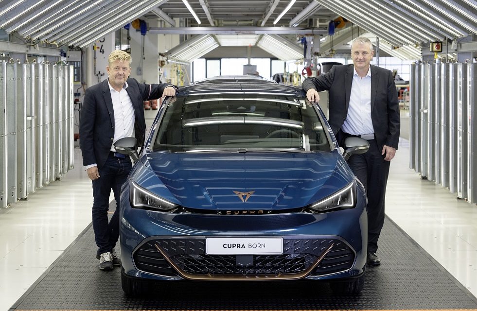 CUPRA begins a new era with the production of its first 100% electric car: the CUPRA Born