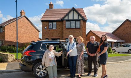 Bellway’s charitable donation received with open hands