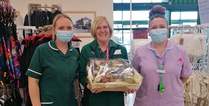 Morrisons hamper for care home’s Christmas raffle