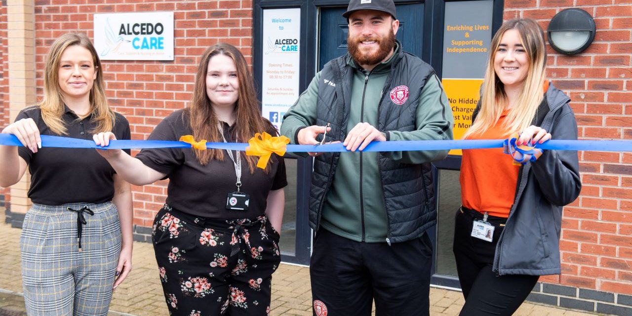Wigan Warrior Jake Bibby welcomes Alcedo Care to Wigan